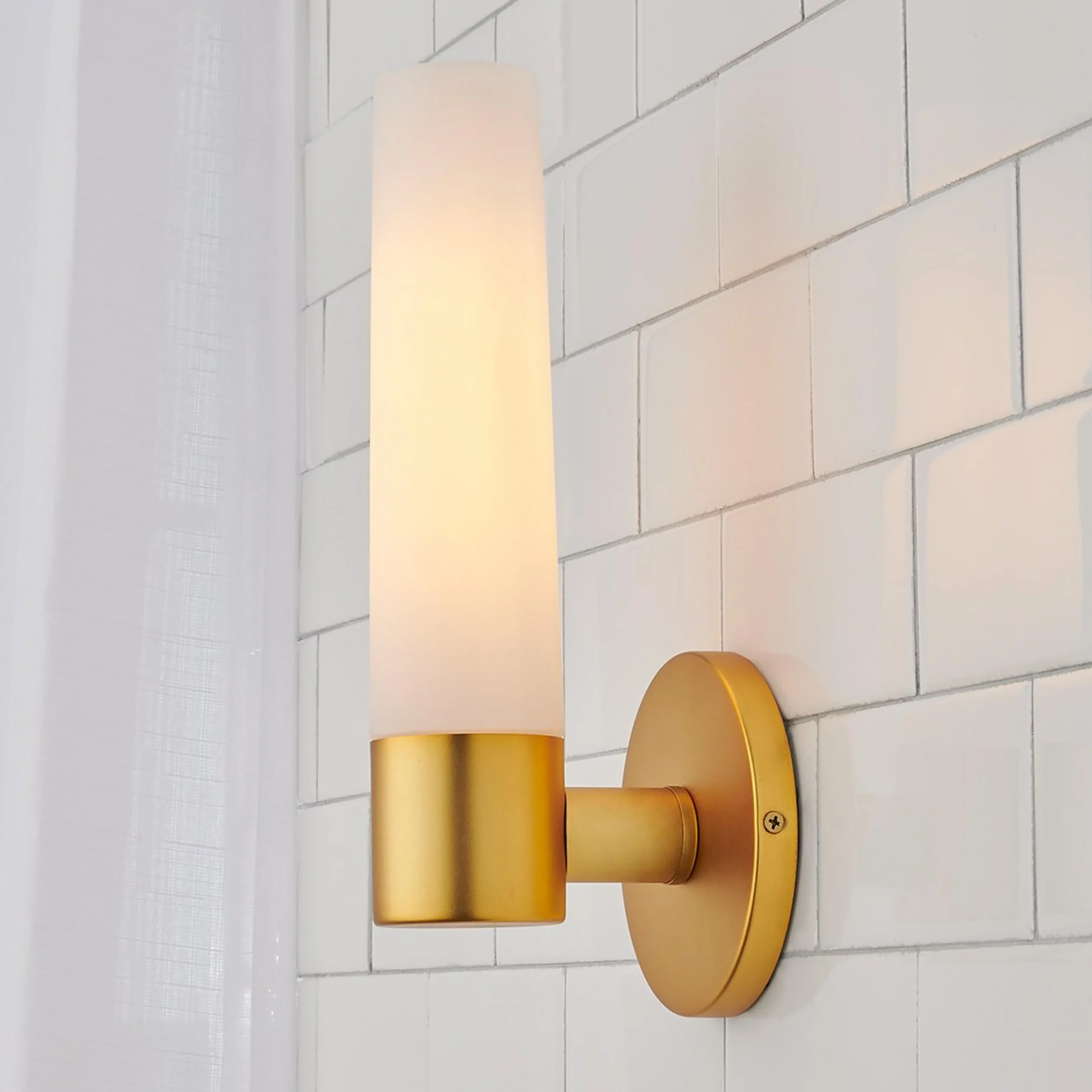 Linear Tube Bath Sconce