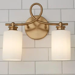 Looped Arm Vanity Light - 2 Light