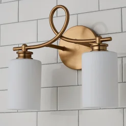 Looped Arm Vanity Light - 2 Light