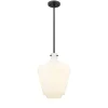 Lowell Pendant - White Glass