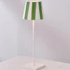 Lucy Cordless Table Lamp - Stripes