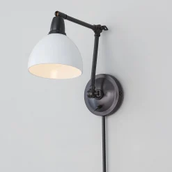 Lunar Luxe Library Swing Arm Sconce