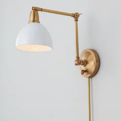 Lunar Luxe Library Swing Arm Sconce