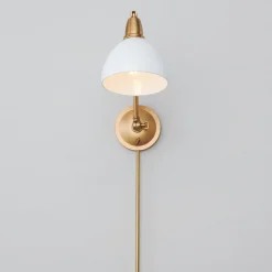 Lunar Luxe Library Swing Arm Sconce