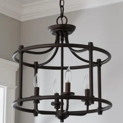 Lustre en Transition Convertible Lantern