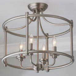Lustre en Transition Convertible Lantern