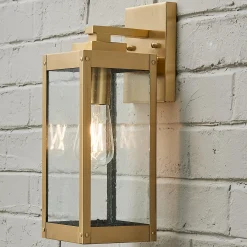 Maddox Seeded Outdoor Sconce - Small