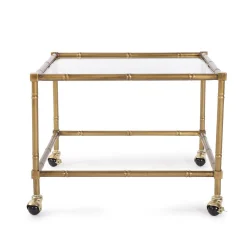 Mahajanga Rolling Side Table