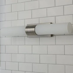 Malika Opal Glass Bath Sconce - 2 Light