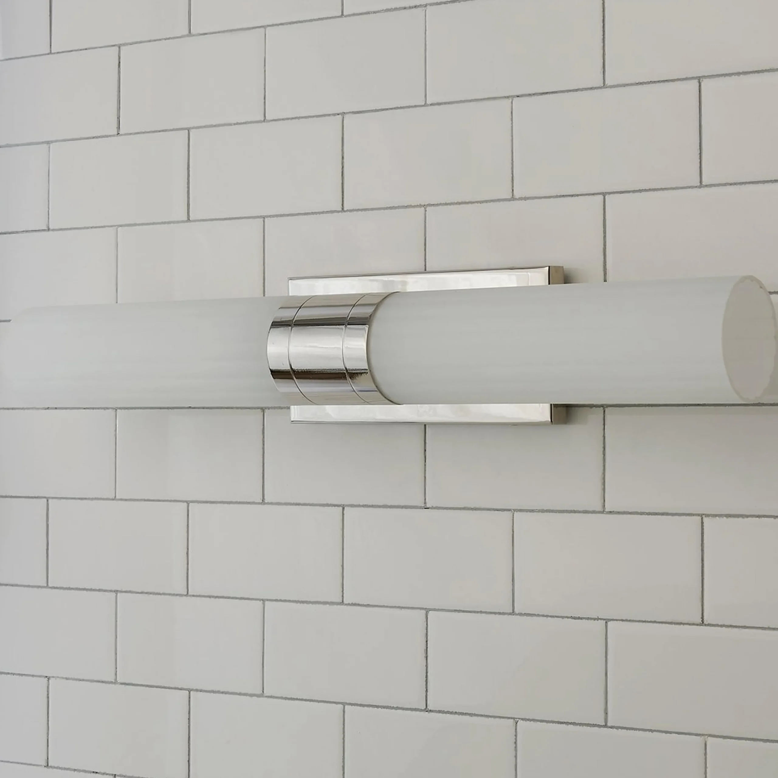 Malika Opal Glass Bath Sconce - 2 Light