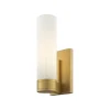Malika Opal Glass Bath Sconce - 1 Light