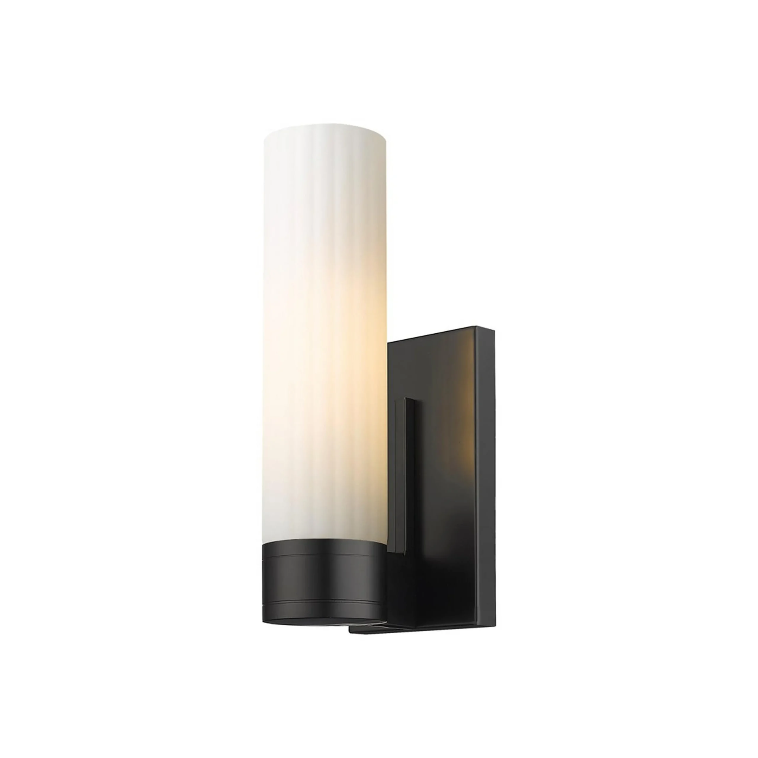 Malika Opal Glass Bath Sconce - 1 Light
