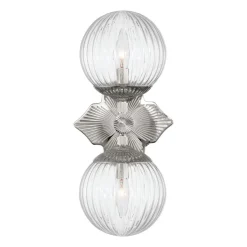 Manet Clear Bath Sconce - 2 Light