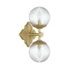 Manet Clear Bath Sconce - 2 Light