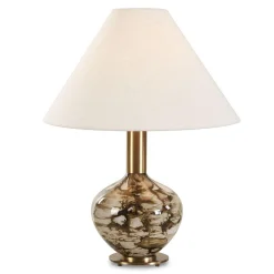 Marbled Mocha Table Lamp
