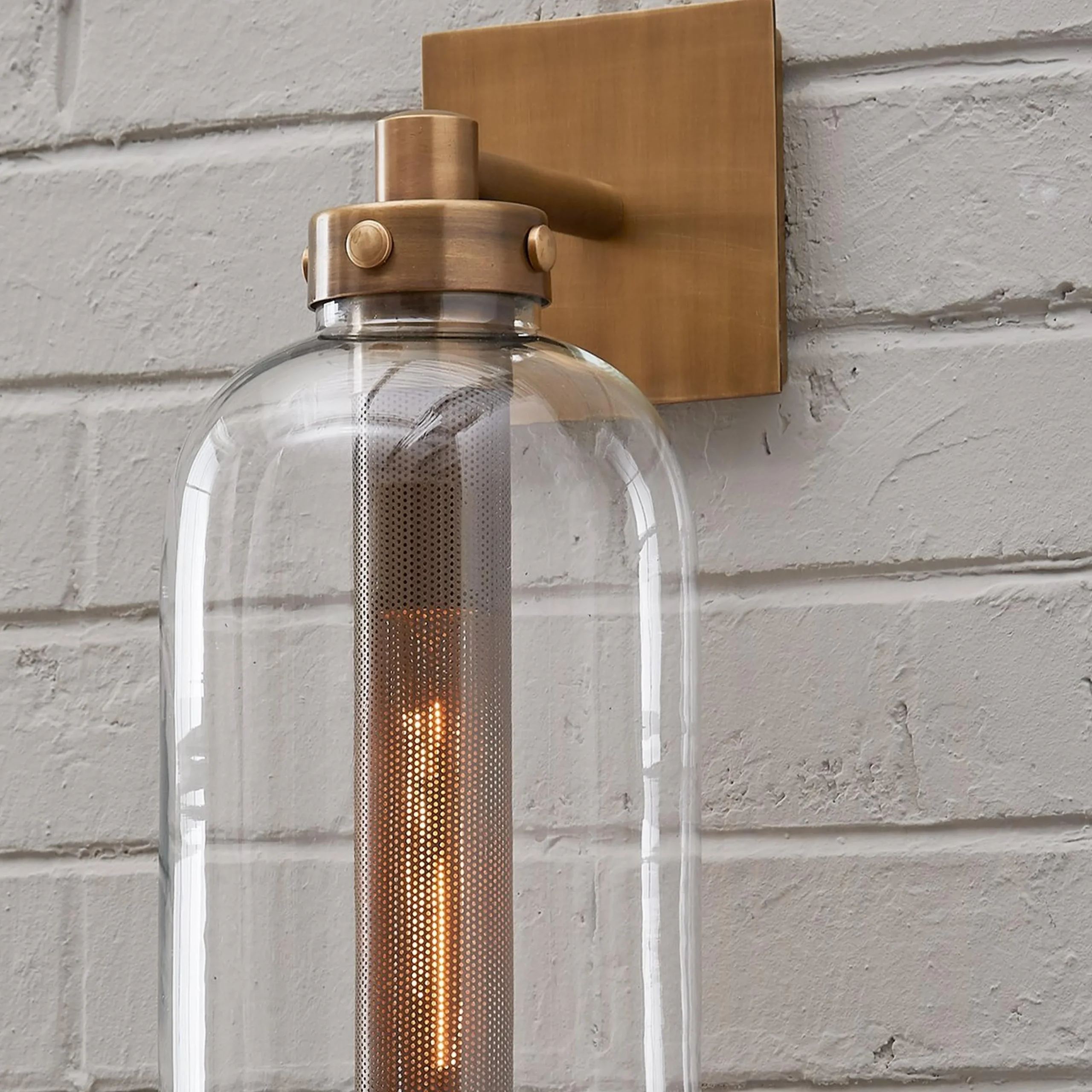 Mechanized Industrial Outdoor Sconce