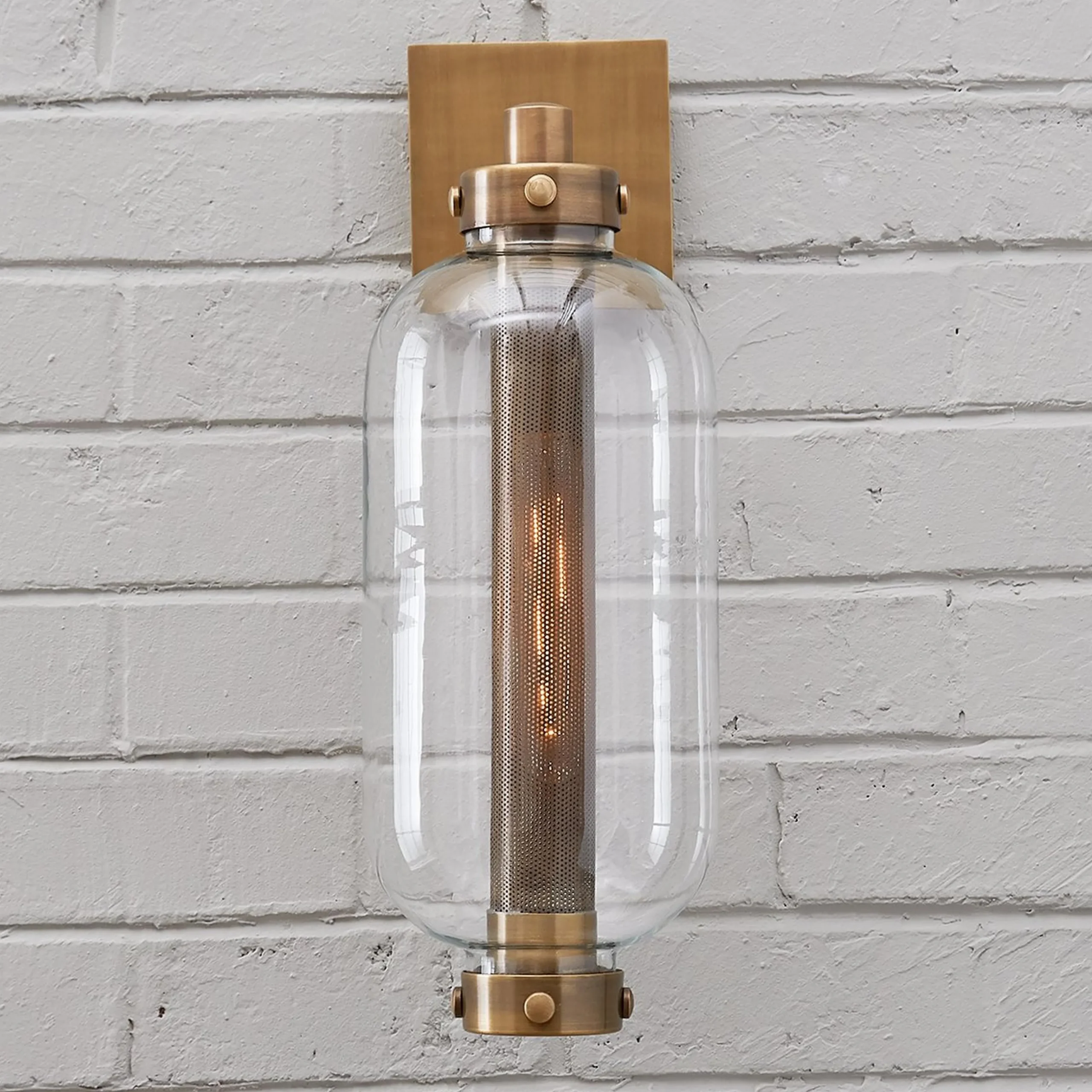 Mechanized Industrial Outdoor Sconce