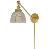 Mercury Glass Dome Swivel Swing Arm