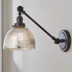 Mercury Glass Dome Swivel Swing Arm