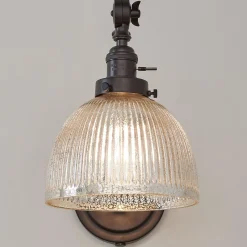 Mercury Glass Dome Swivel Swing Arm