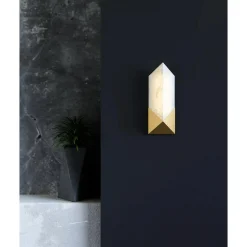 Merx Alabaster LED Bath Sconce