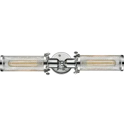 Mesh Double Cylinder Sconce