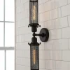 Mesh Double Cylinder Sconce