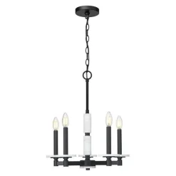 Mestra Alabaster Chandelier - 5 Light