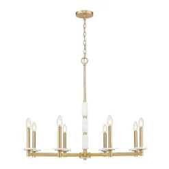Mestra Alabaster Chandelier - 8 Light