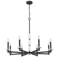 Mestra Alabaster Chandelier - 8 Light