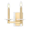 Mestra Alabaster Double Bath Sconce