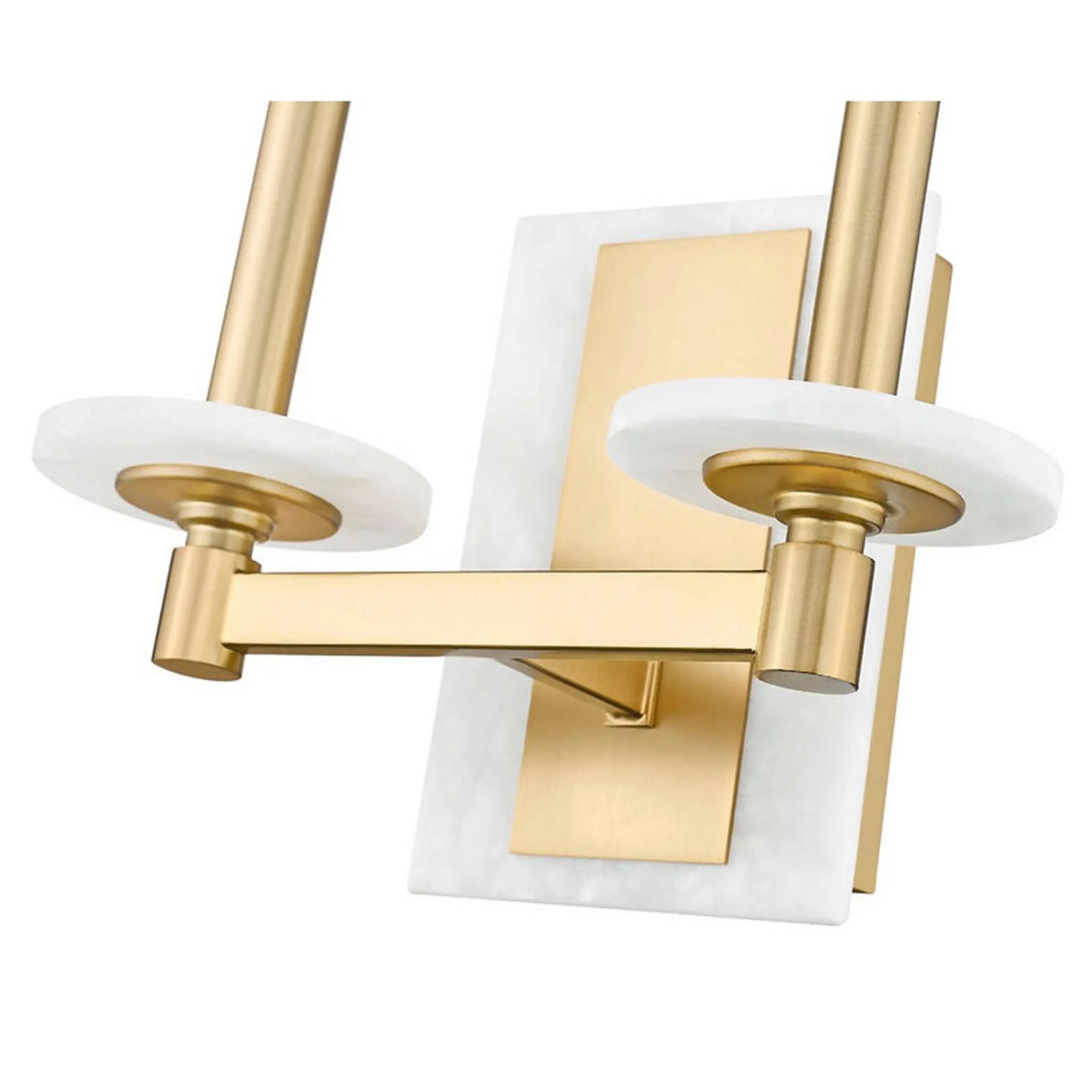 Mestra Alabaster Double Bath Sconce