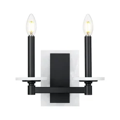 Mestra Alabaster Double Bath Sconce