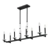 Mestra Alabaster Island Chandelier - 8 Light