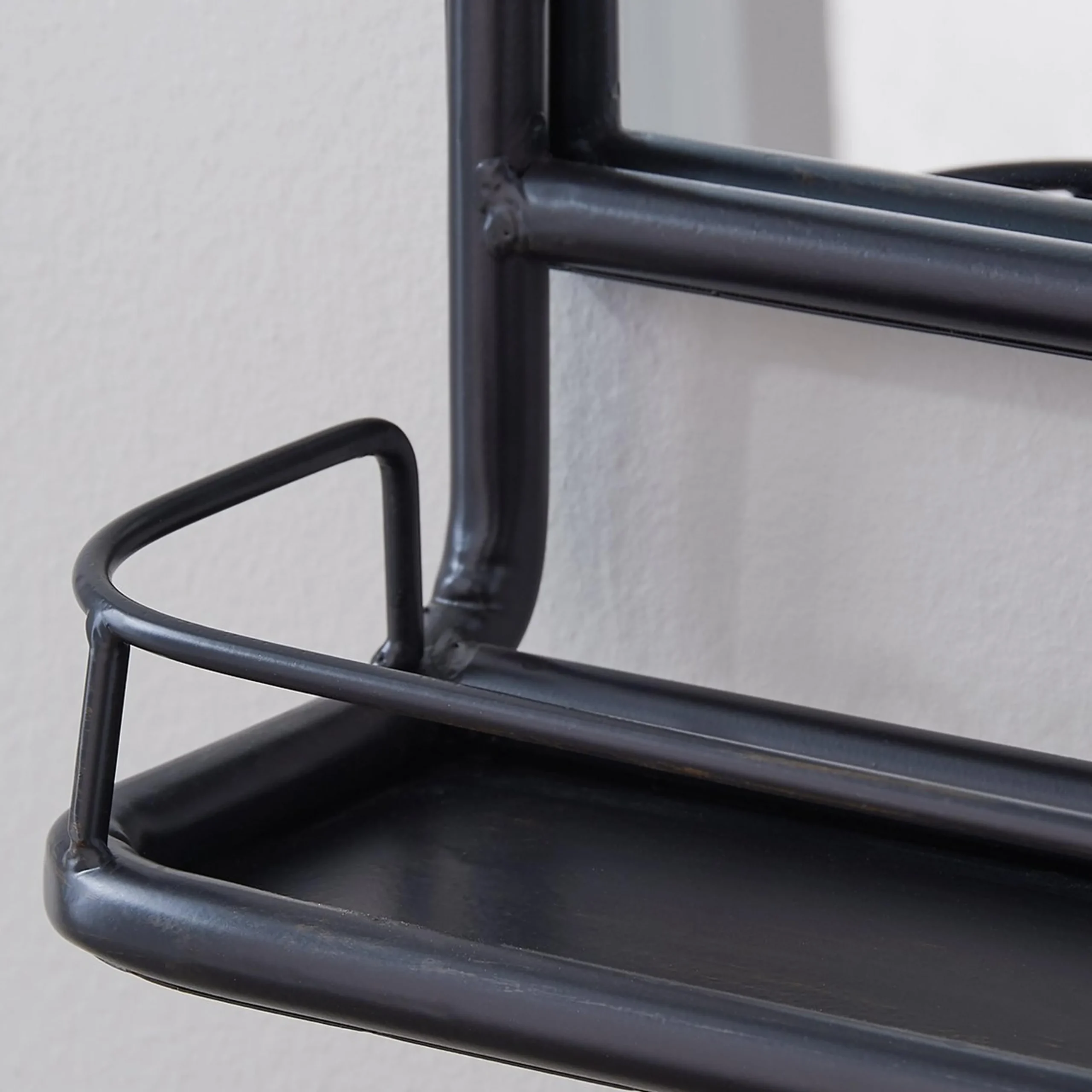 Metal Mirror with Shelf - Small