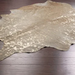 Metallic Cowhide Rug