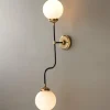 Mid-Century Parlor Double Sconce