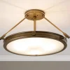 Mid-Century Retro Semi-Flush Ceiling Light - 4 Light