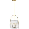 Mid-Century Seeded Glass Lantern