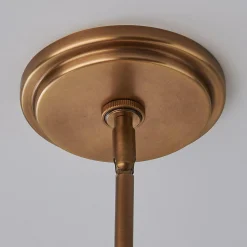 Mid-Century Seeded Glass Lantern
