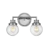 Mildly Mid-Century Vanity Light - 2 Light