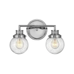 Mildly Mid-Century Vanity Light - 2 Light