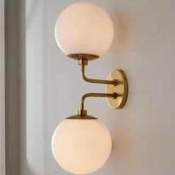 Minimalist Globe Sconce - 2 Light