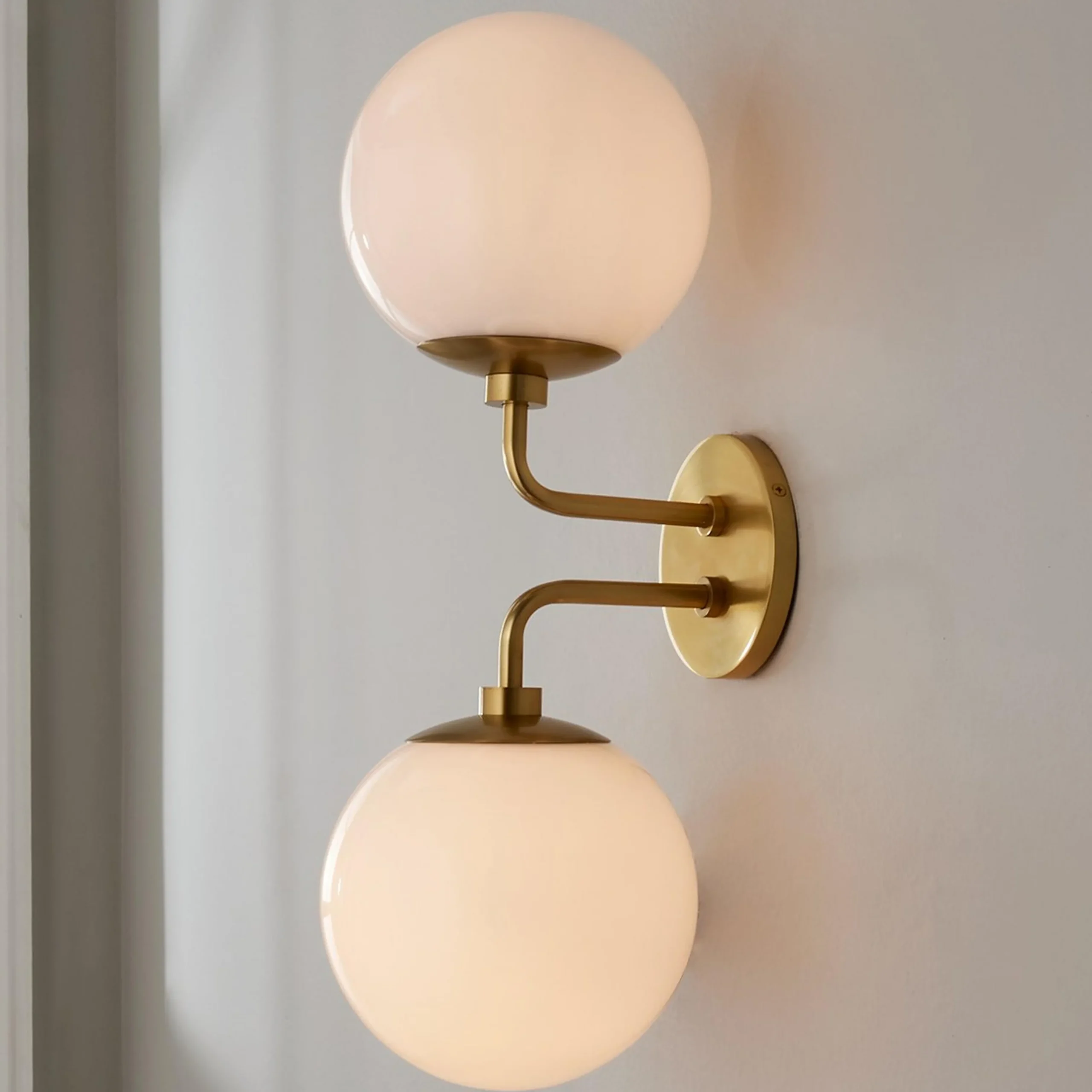 Minimalist Globe Sconce - 2 Light