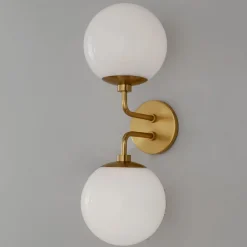 Minimalist Globe Sconce - 2 Light