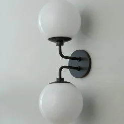 Minimalist Globe Sconce - 2 Light