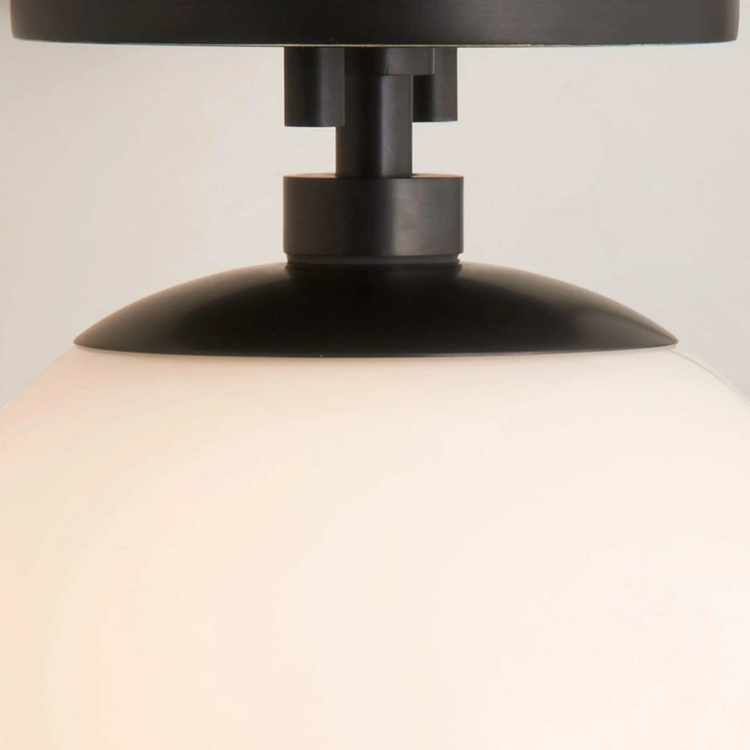 Minimalist Globe Semi-Flush Ceiling Light - 1 Light