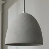 Mira Concrete Dome Pendant