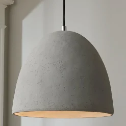 Mira Concrete Dome Pendant
