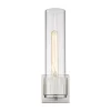 Mirza Clear Glass Bath Sconce - 1 Light